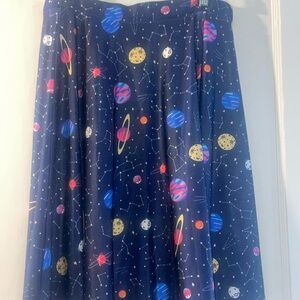 Galaxy Print Women's Skirt
